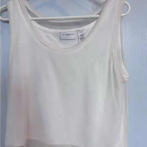 Liz Claiborne Cream Tank Top